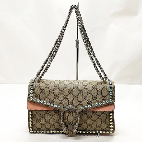Gucci Hand Bag Brown mon-1393-090325 - Picture 1 of 15